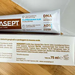Зубна паста Curasept ADS DNA Protective захисна (хлоргексидин 0,20%) 75 мл - мініатюра 3