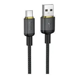 Кабель Hoco X128 Benefit charging data cable Type-C Black