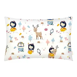 Дитяча постільна білизна в ліжечко PRINCESS, білий (PrincessDeer_DotsBeige_140) - мініатюра 3