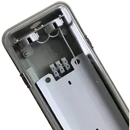 Світильник промисловий Євросвітло LED-SH-45 Lens під лампу Т8  з пластиною 2x1200 мм IP65 (40623) - мініатюра 3