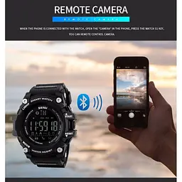 Спортивний годинник з Bluetooth Skmei 1227 blue - мініатюра 7