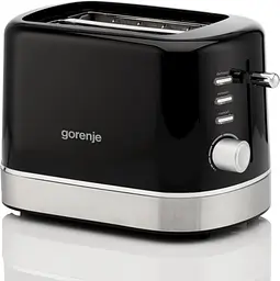 Тостер 850Вт, підігрів, розморожування, пластик, чорний Gorenje kuh0014918 - мініатюра 2