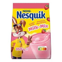 Какао Nesquik Milk Mix з полуницею 350г.