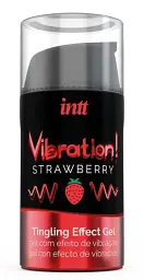 Рідкий вібратор Intt Vibration Strawberry зі смаком полуниці 15 мл (ROZ6501053569) - мініатюра 3
