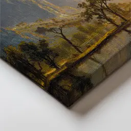 Інтер'єрна картина Долина Йосеміті, Альберт Бірштадт, Albert Bierstadt, репродукція картини, 60×90 см (id7003) - мініатюра 4