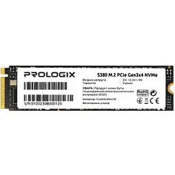 Накопичувач SSD M.2 2280 256GB Prologix (PRO256GS380)