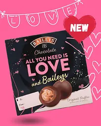 Шоколадні цукерки Baileys All You Need Is Love Chocolate Truffles Box 100г - мініатюра 4