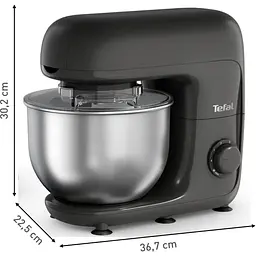 Кухонна машина Tefal Bake Essential 800Вт чорний - мініатюра 4