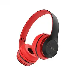 Бездротові навушники Borofone BO4, BT5.0, AUX, 200mAh, 5h, red - мініатюра 2