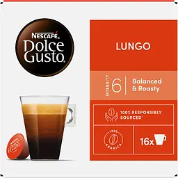 Уцінка. Кава в капсулах NESCAFE Dolce Gusto Lungo 89.6 г - мініатюра 3
