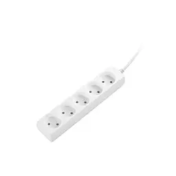Мережевий подовжувач 2E 5XCEE7/17, 1.5м, white (2E-U0510M1.5) - мініатюра 3
