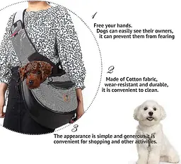 Сумка-переноска для котів і собак дрібних порід Voyager Pet LV02 Black - мініатюра 5