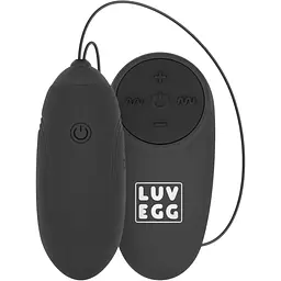 Віброяйце EasyToys Luv Egg 16 см чорний
