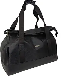 Сумка дорожня саквояж Wallaby 25L поліестер штучна шкіра Чорний
