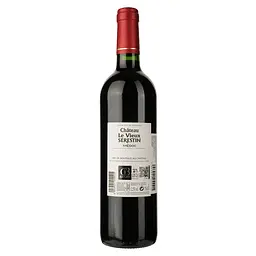 Вино Chateau Le Vieux Serestin 2014 червоне сухе 0.75 л - мініатюра 2