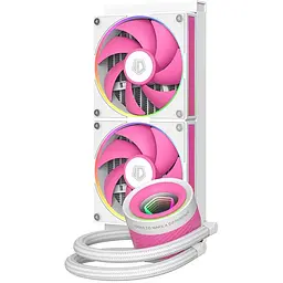 Система рідинного охолодження ID-Cooling FX240 INF рожевий білий+рожевий Fans Intel: 1851/1700/1200/2066/2011/1366/115x
