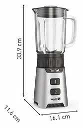 Блендер стаціонарний Tefal Minimix Glass (BL16GE30) - мініатюра 3