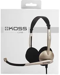 Гарнітура Koss CS100 Black-Brown (194811.101) - мініатюра 5
