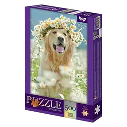 Пазли класичні Danko Toys Funny dog 500 ел. Фіолетовий (IP-177-P-1202)