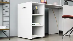 Стіл-тумба трансформер Смарт 1/1 Ferrum-decor 750x1450x500 ДСП Біле 16 мм (FRD-105067) - мініатюра 7