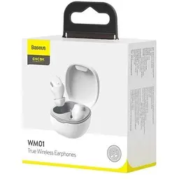 Навушники Baseus Encok TWS WM01 White - мініатюра 7