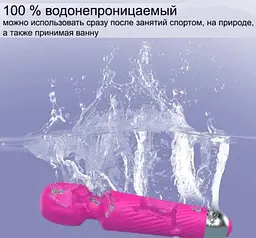 Масажер OPT-TOP 20 режимів вібрації+USB зарядки 20х4 см (1756374712) - мініатюра 5