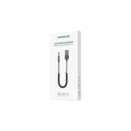 FM модулятор Ugreen Bluetooth 5.0 Aux with mic CM309 UGREEN Black (70601) - мініатюра 3