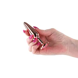 Анальна пробка NS Novelties Rear Assets Tapered Rose Gold, M - мініатюра 2