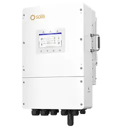Гібридний інвертор SOLIS S6-EH3P15K02-NV-YD-L, трифазний, 15кВт (2/4 MPPT 200 - 850V, струм заряду акб 290A, DC 40-60V ) 42 кг,430×60