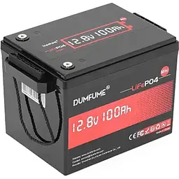 Акумулятор Dumfume LiFePO4 12V (12.8V/100Ah/1280Wh) (Dum-12,8V/100Ah-MINI MAX) [164636] - мініатюра 4