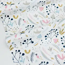 Дитяча постільна білизна в ліжечко FLOWERS CS9, рожевий (BushRose_DropPudra_140) - мініатюра 9