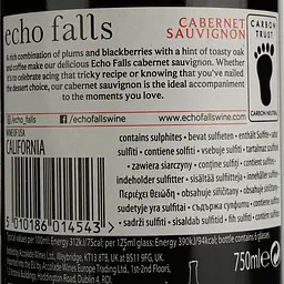 Вино Echo Falls Cabernet Sauvignon, червоне, сухе, 0,75 л - мініатюра 4