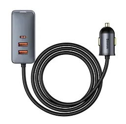 Зарядний пристрій авто хаб розгалужувач Baseus Share Together PPS 120 W 4 порти CCBT-A0G - мініатюра 2