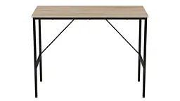Стіл письмовий Line Тайм Ferrum-decor 750x1000x500 Чорний метал ДСП Дуб Сонома 16 мм (FRD-104867) - мініатюра 5