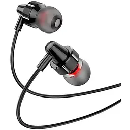 Навушники Hoco M90 Delight wired 3.5 mm чорні 6931474759351 - мініатюра 2