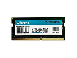 Модуль памяті Wibrand 16 GB SO-DIMM DDR4 2666 MHz (WI2666DDR4S/16GB)