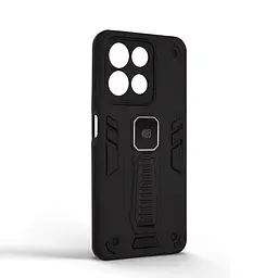 Чехол для Motorola G15/G15 Power/G17 Power 4G/G17 4G, Proover, черный, с подставкой и магнитом, противоударный, ударопрочный, бронированный, панель-накладка, защита всего корпуса, термополиуретан (TPU) + поликарбонат (PC), ArmorStandart (ARM91057) - мініатюра 2