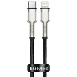 Дата кабель Baseus Cafule Series Metal Type-C to Lightning PD 20W (0.25m) (CATLJK-0) Black