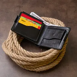 Чоловічий шкіряний гаманець Grande Pelle 9х11.5х3 см acs0015038 - мініатюра 9