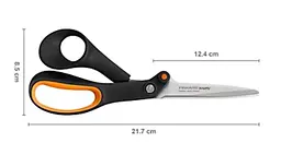 Ножиці для важкої роботи з зазубреним лезом Fiskars 21 см (879158) 1020224 - мініатюра 2