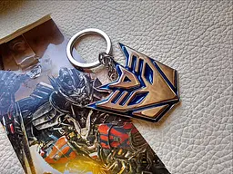 Брелок Трансформери Transformers Decepticon Logo - мініатюра 2
