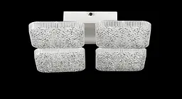 Люстра стельова LED Splendid Ray L3181/4, 96W, білий, з пультом, сучасний стиль