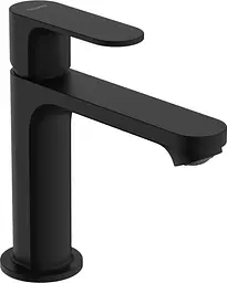 Змішувач Hansgrohe Rebris S 110 для умивальника з д/к pop-up Matt Black 72517670 Чорний матовий