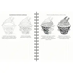 Скетчбук ОКО Sketch Book Скетчбук Малюємо красиві літери. Мистецтво леттерингу O SB RGL - мініатюра 7
