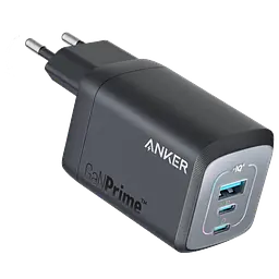 Зарядний пристрій Anker 735 CHARGER GaNPrime 67 W 3 виходи 2C+A (A2669)
