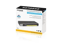 Комутатор GS108LP 8xGE PoE, 60Вт, Некерований NETGEAR teh0018180 - мініатюра 6