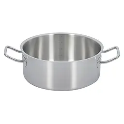 Кастрюля Gipfel Horeca Pro GP-50717 24 см 4 л серебристая