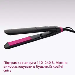 Стайлер Philips StraightCare Essential чорний (BHS375/00) - мініатюра 2