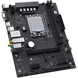Материнська плата Maxsun LGA1700, Challenger B760M-F WIFI, B760, 2xDDR4, Int.Video(CPU), 3xSATA3, 1xPCI-E 16x 4.0, 1xPCI-E 1x, 1xM.2 4.0, RTL8 2xUSB3.2/4xUSB2.0, VGA/HDMI, WiFi5+BT4.2, ARGB sync, MicroATX (MS-Challenger B760M-F WIFI) - мініатюра 2