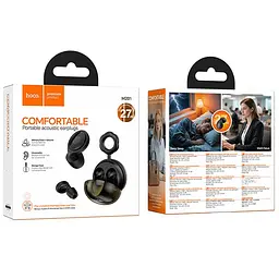 Беруші Hoco M201 Cloud Black - мініатюра 2
